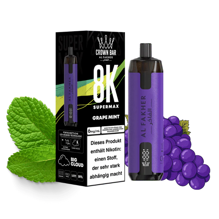 Al Fakher 8000 Grape Mint