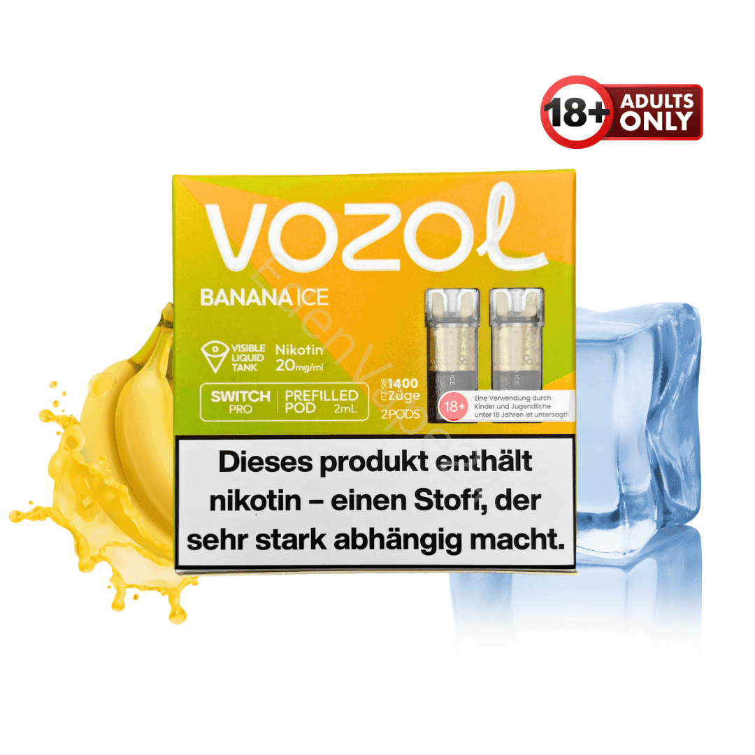 Vozol Pod - Banana Ice - EdenVape24
