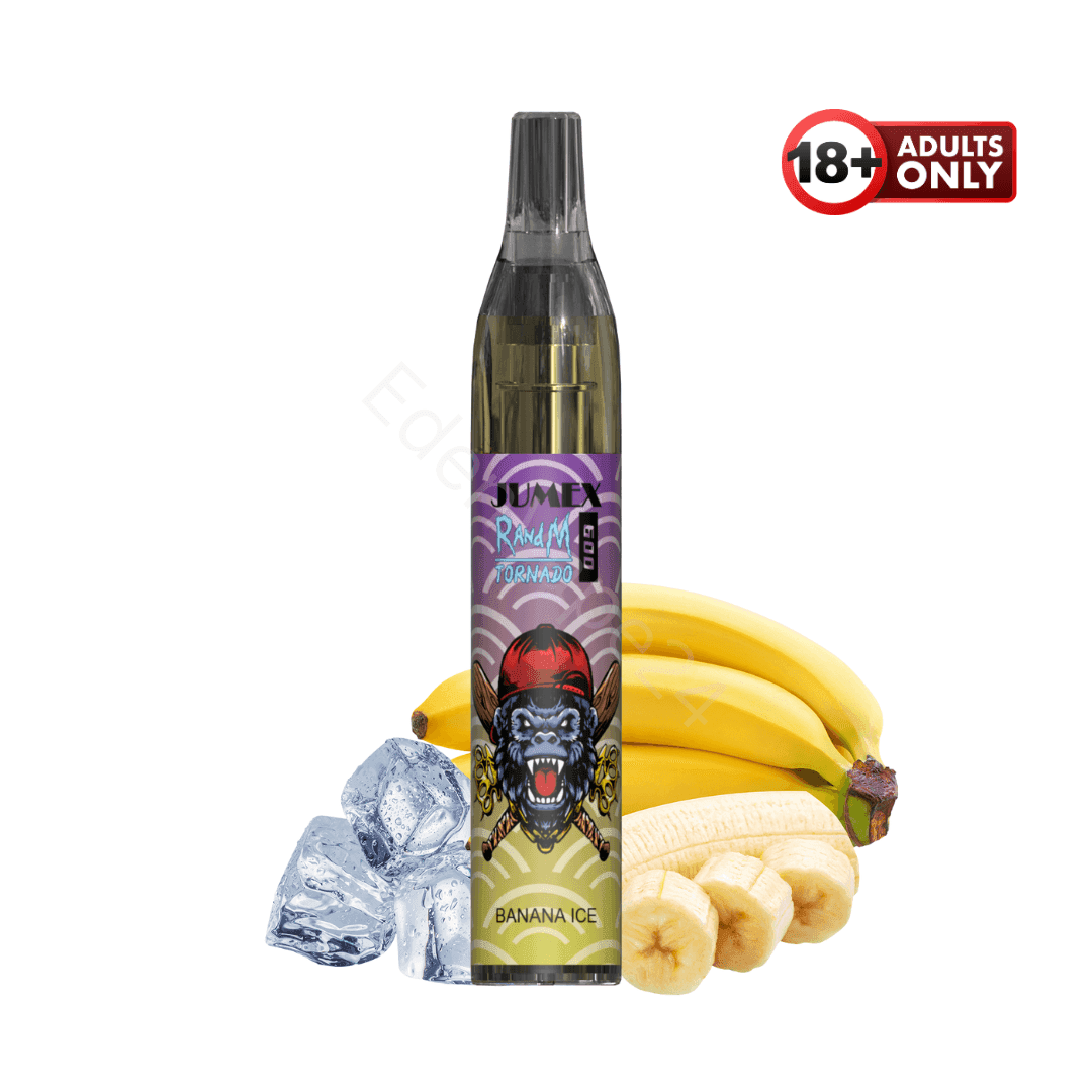 RandM Tornado 600 Fumot Vapes - Banana Ice - EdenVape24