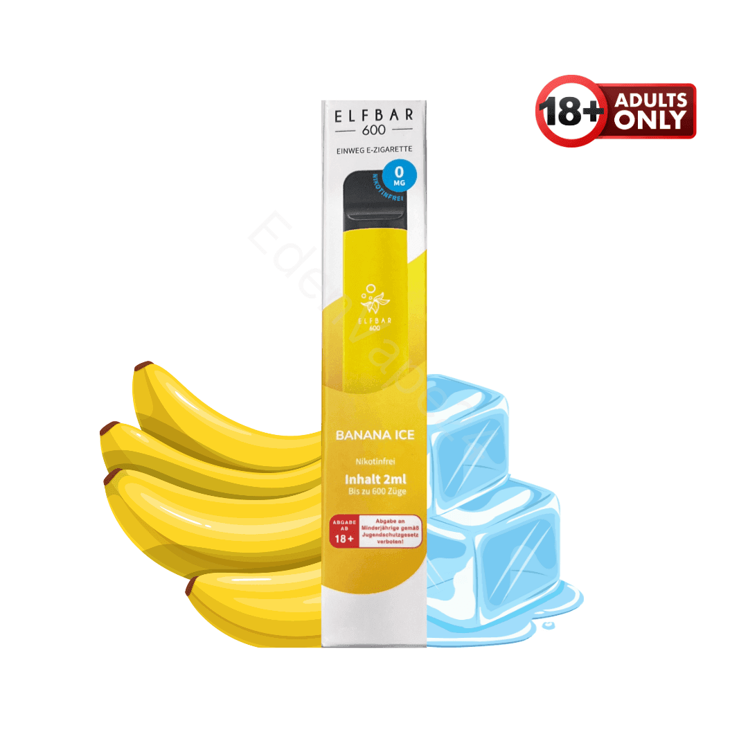 Elfbar 600 - Banana Ice - Nikotinfrei - EdenVape24