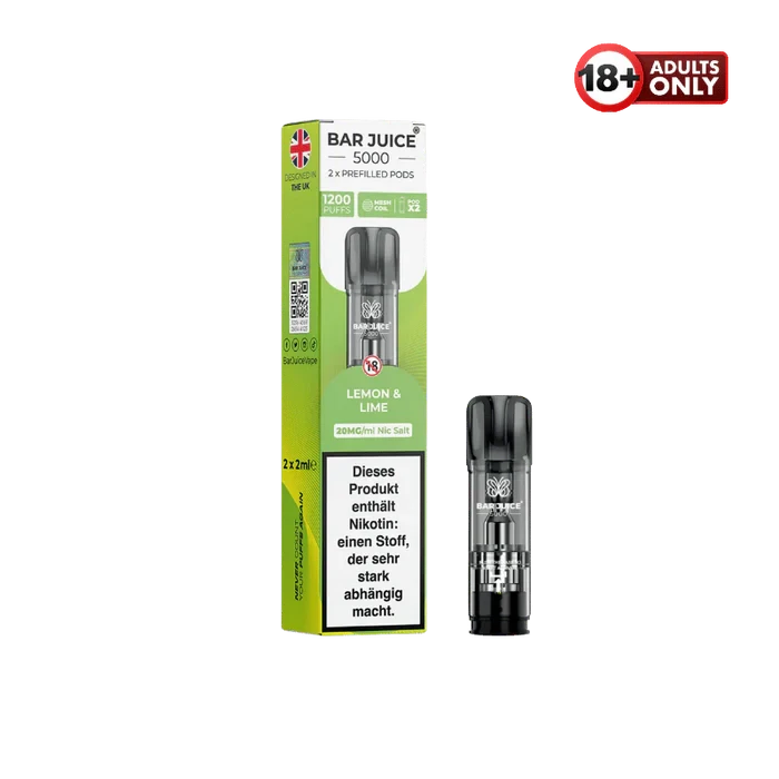 Bar Juice Prefilled Pod Lemon&Lime