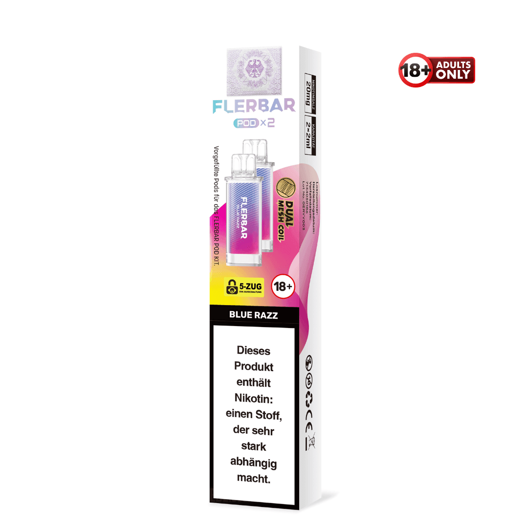 Flerbar Prefilled Pod Blue Razz - EdenVape24