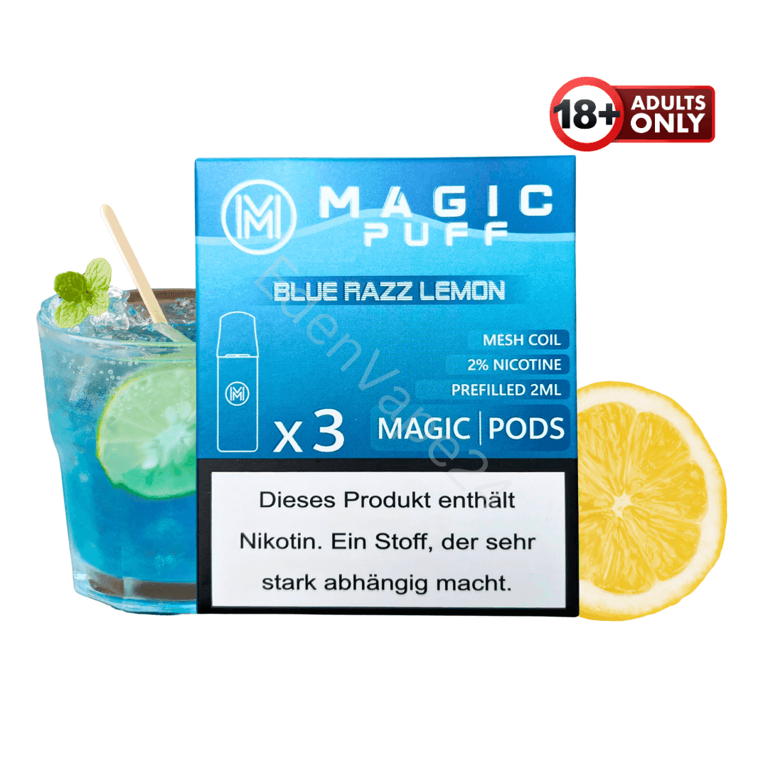 Magic Puff Pods - Blue Razz Lemon - EdenVape24