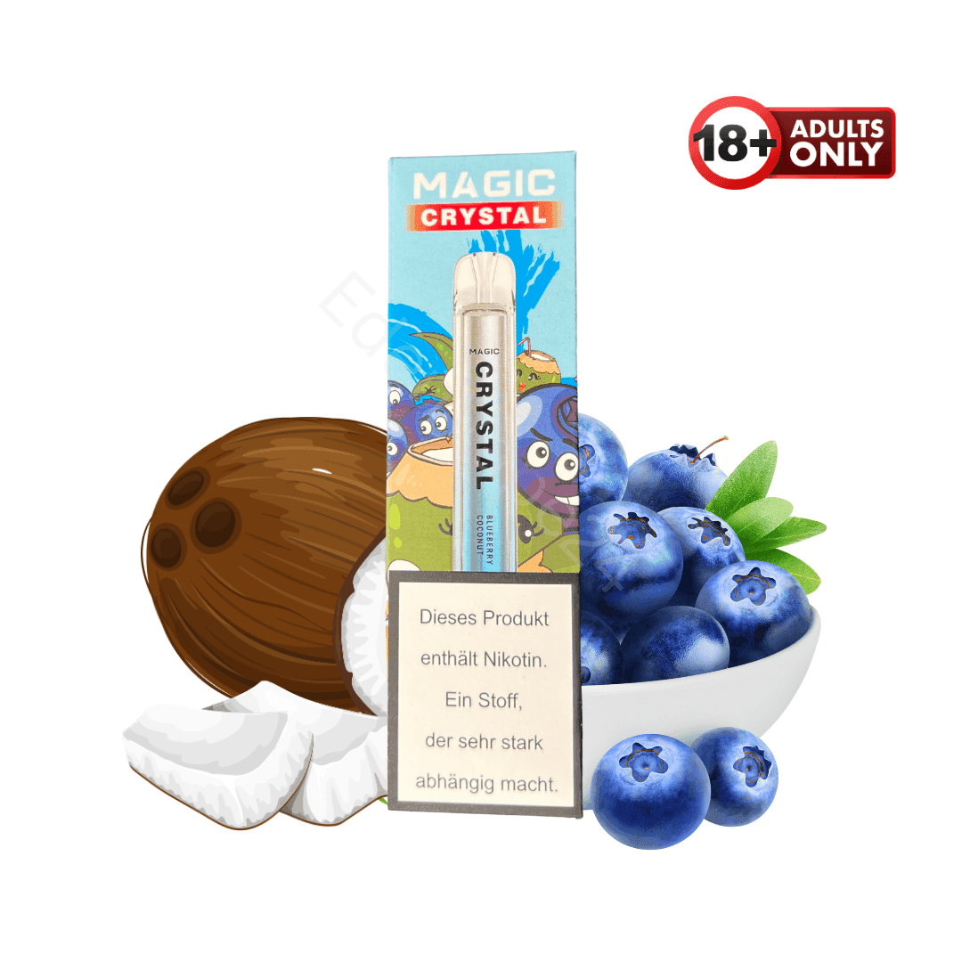 Magic Puff Crystal Blueberry Coconut - EdenVape24