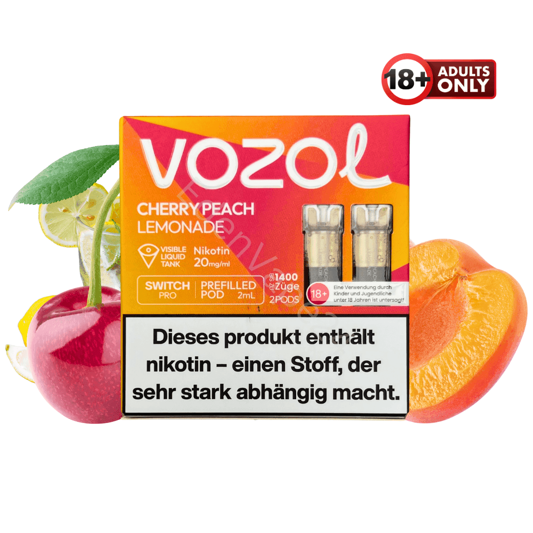 Vozol Pod - Cherry Peach Lemonade - EdenVape24