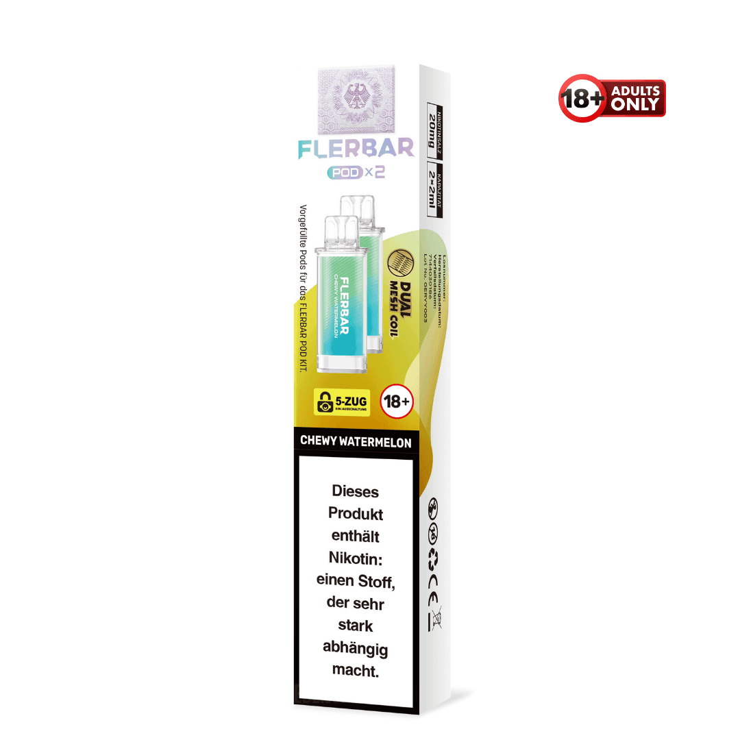 Flerbar Prefilled pod Chewy Watermelon - EdenVape24