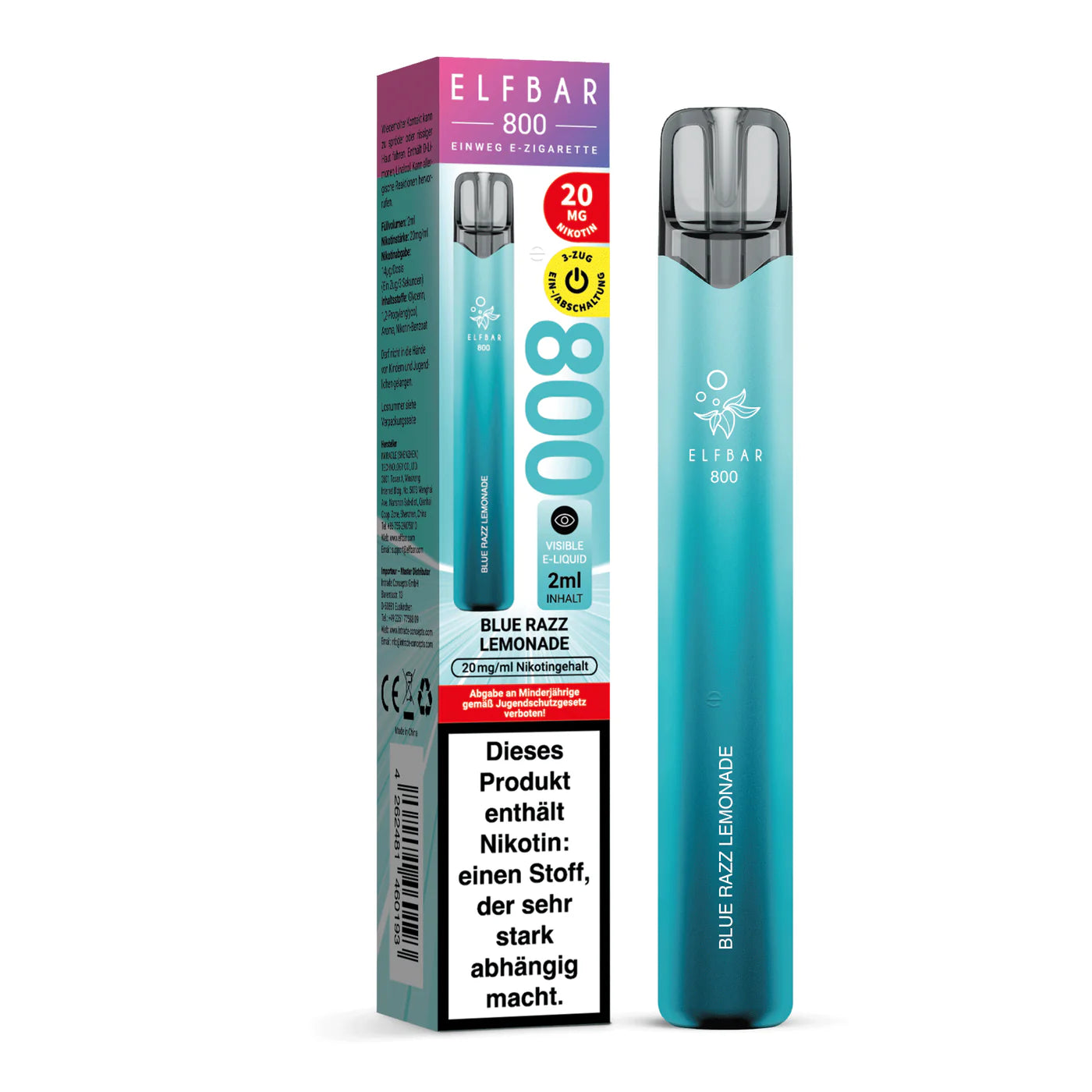 Elfbar 800 blue razz lemonade