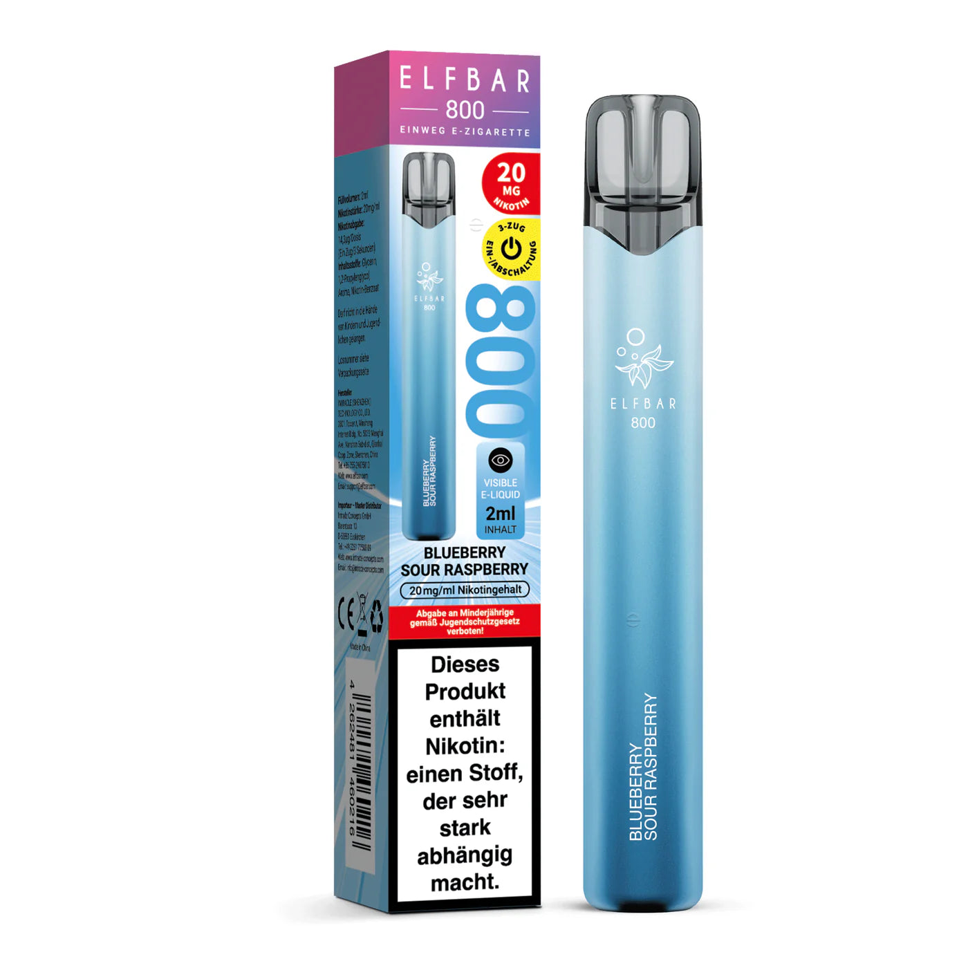 Elfbar 800 blueberry sour raspberry