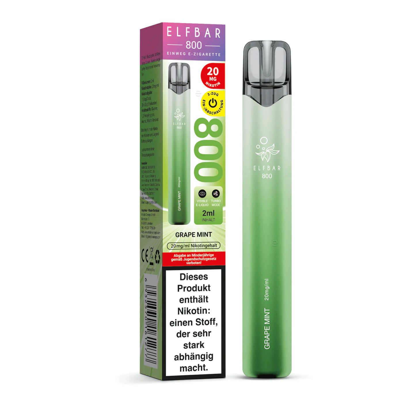Elfbar 800 grape mint