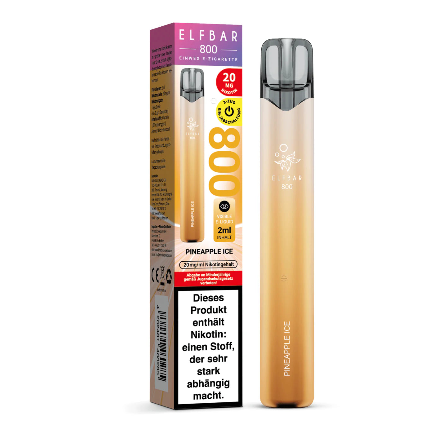 Elfbar 800 pineapple ice