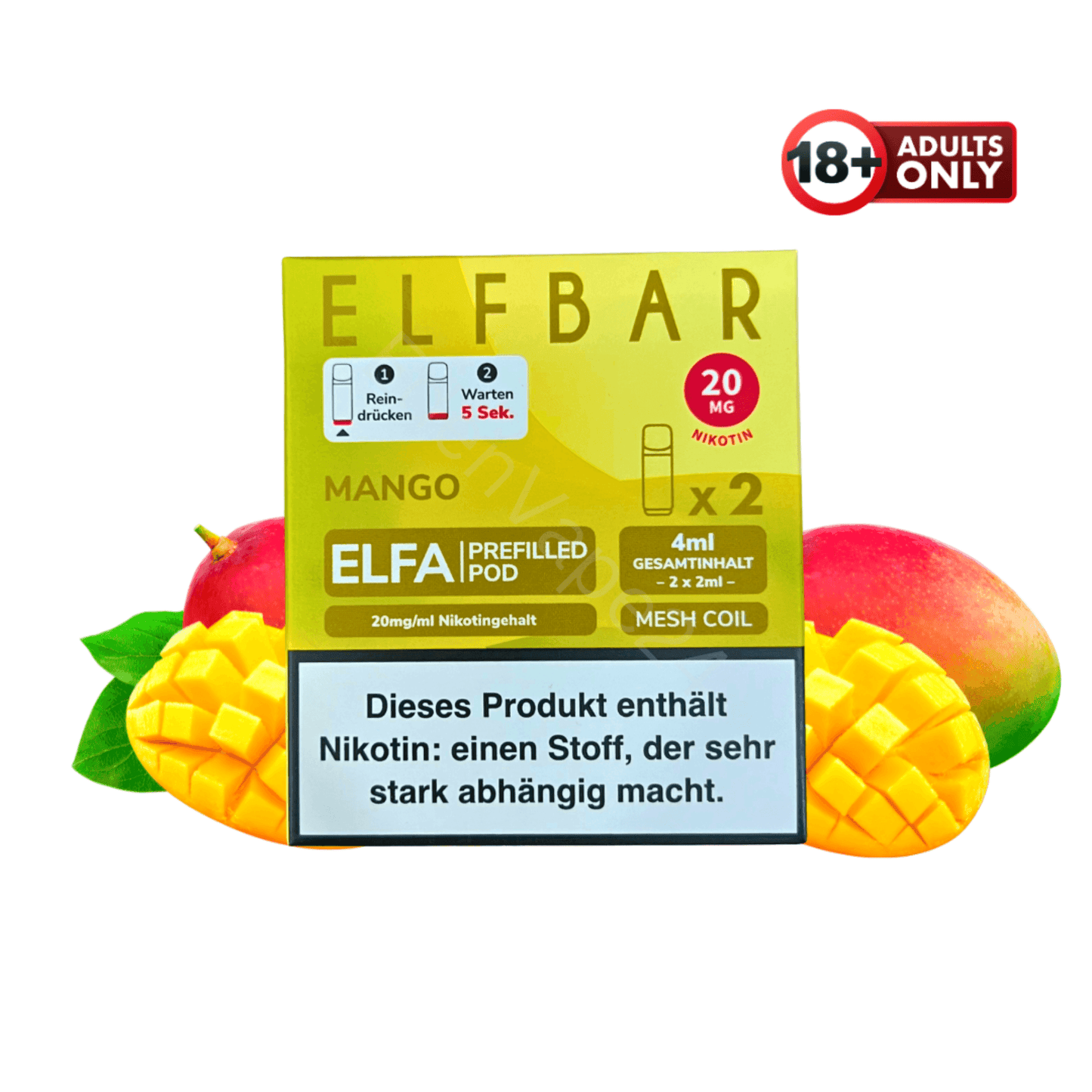 Elfbar ELFA Pod - Mango - EdenVape24