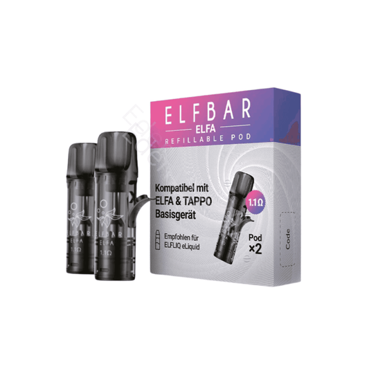 Elfbar Elfa Leerpods - 1,1 oder 0.8 Ohm (2 Stück)