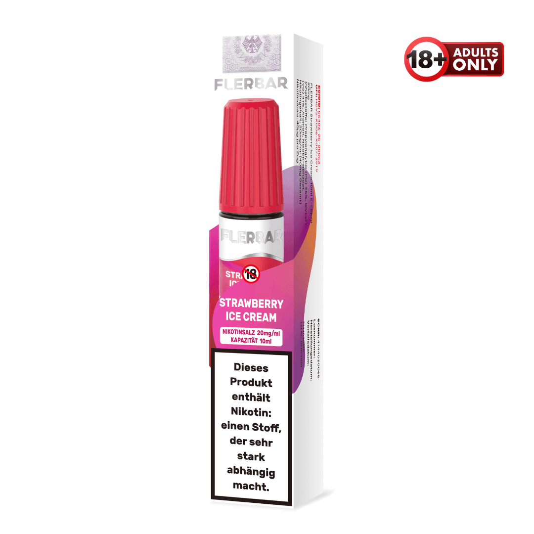 Flerbar Liquid Strawberry Ice Cream - EdenVape24