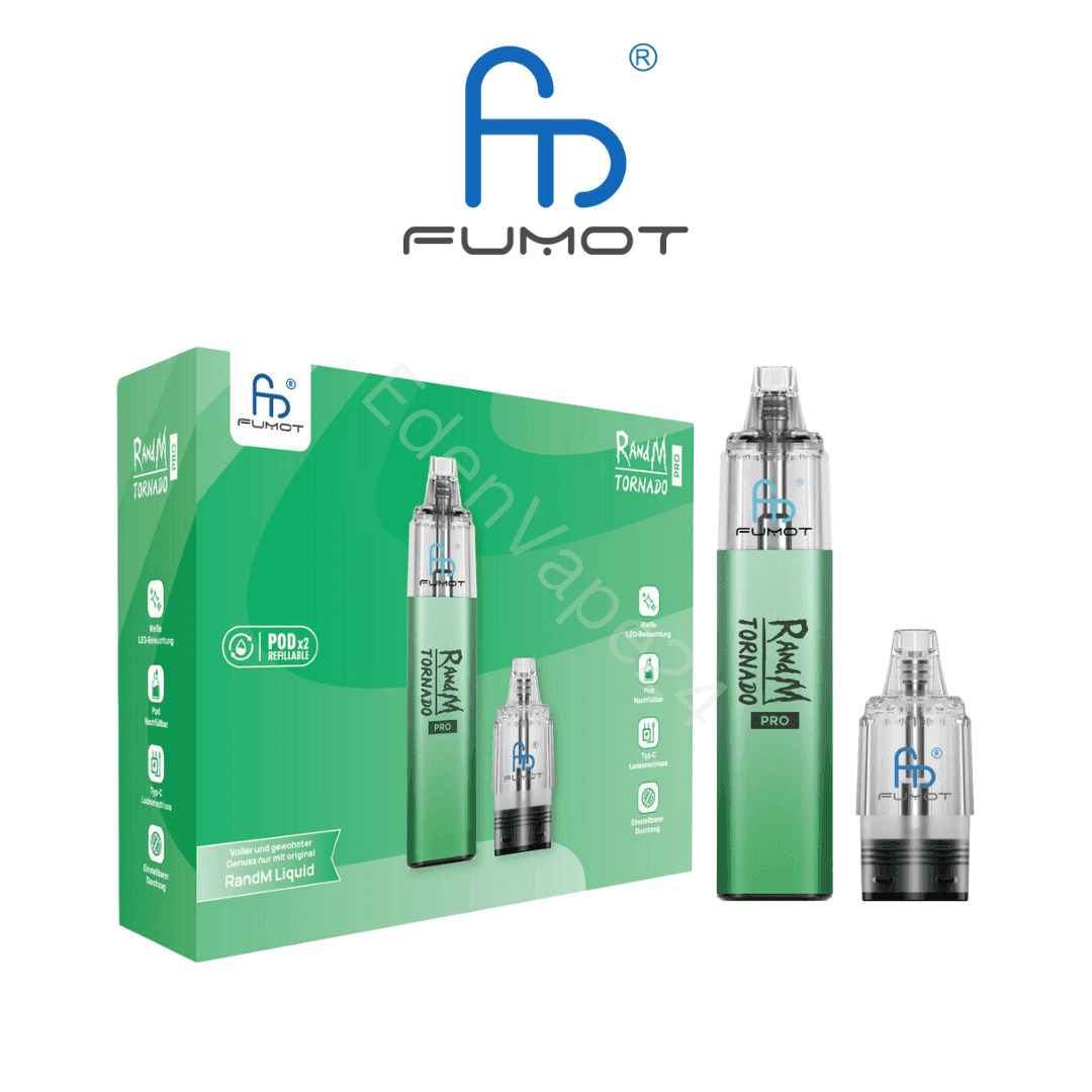 RandM Tornado - Open Pod - Green - EdenVape24