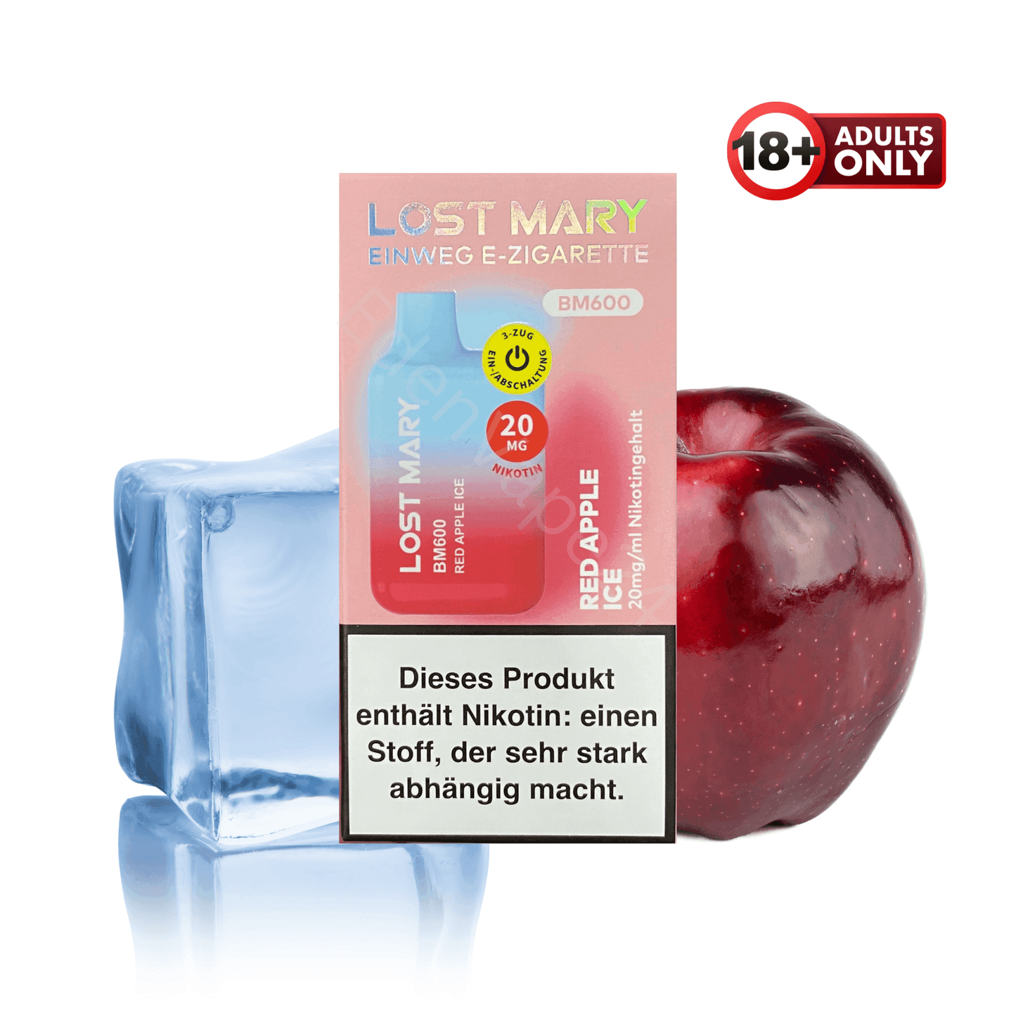 Lost Mary BM600 - Red Apple Ice - EdenVape24