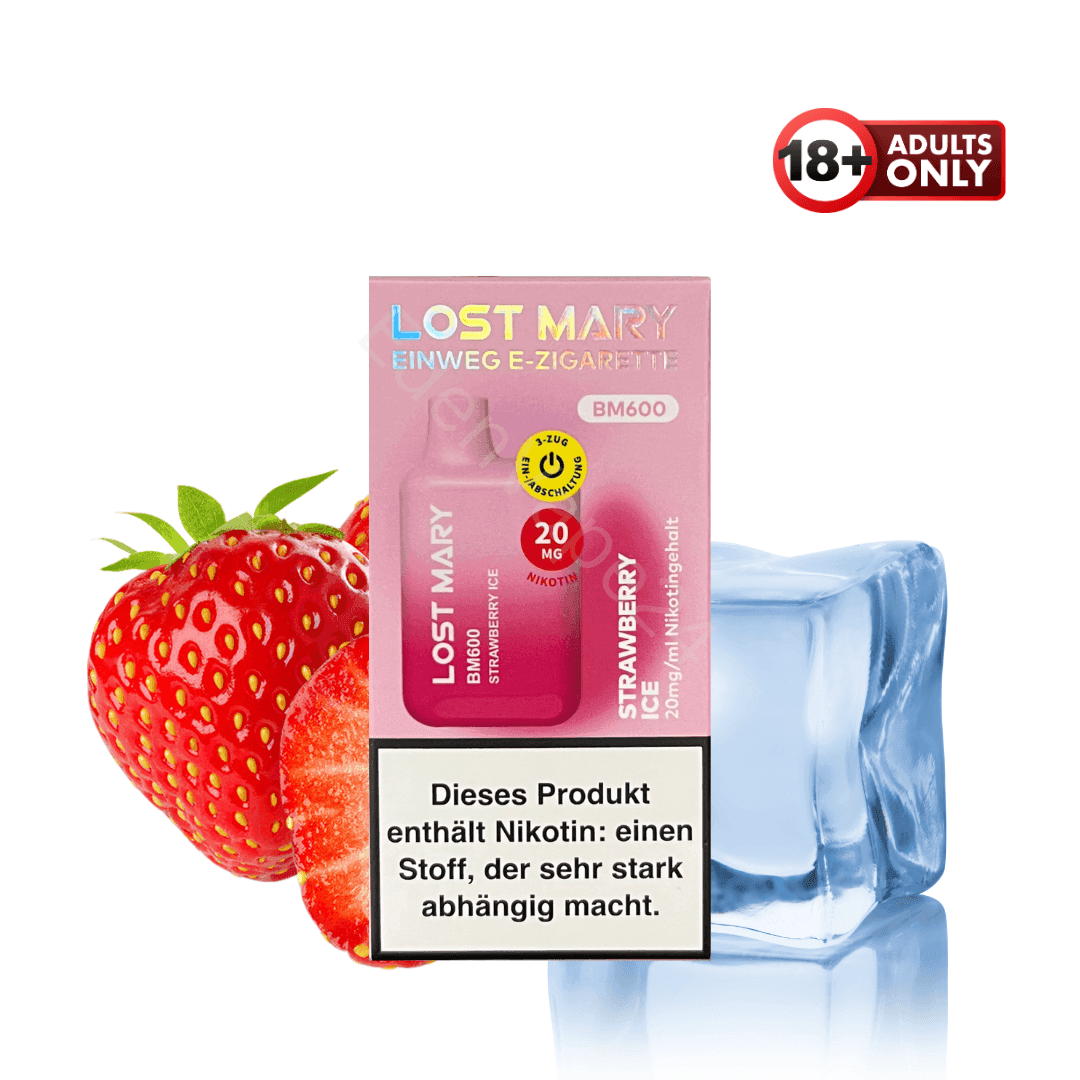 Lost Mary BM600 - Strawberry Ice - EdenVape24