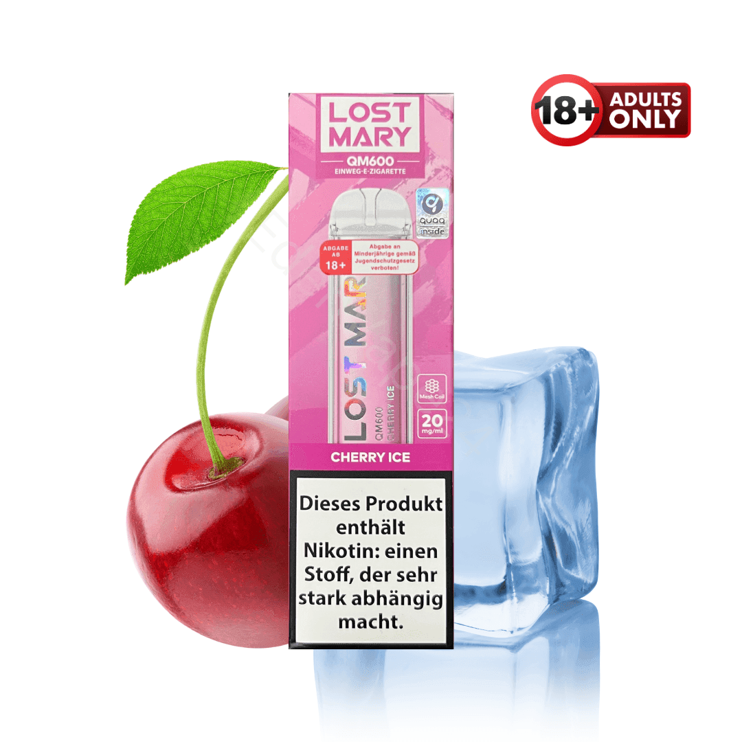 Lost Mary QM600 - Cherry Ice - EdenVape24