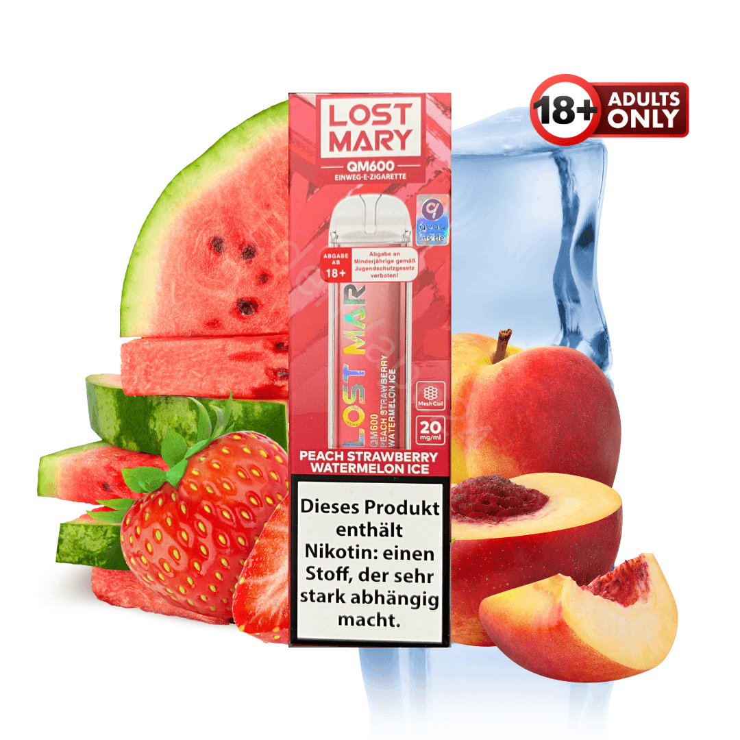Lost Mary QM600 - Peach Strawberry Watermelon - EdenVape24