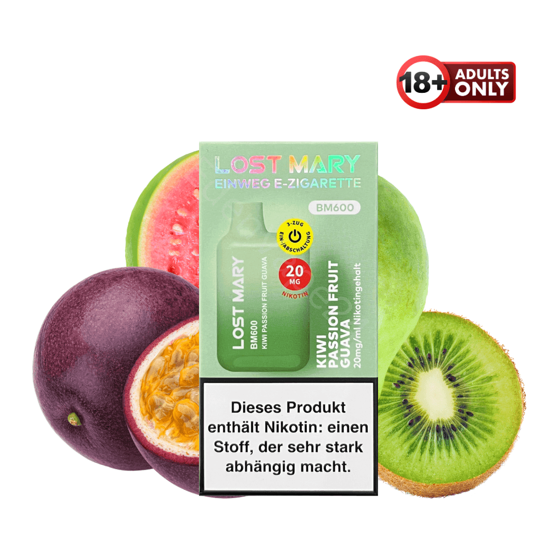 Lost Mary BM600 - Kiwi Passion Fruit Guava - EdenVape24