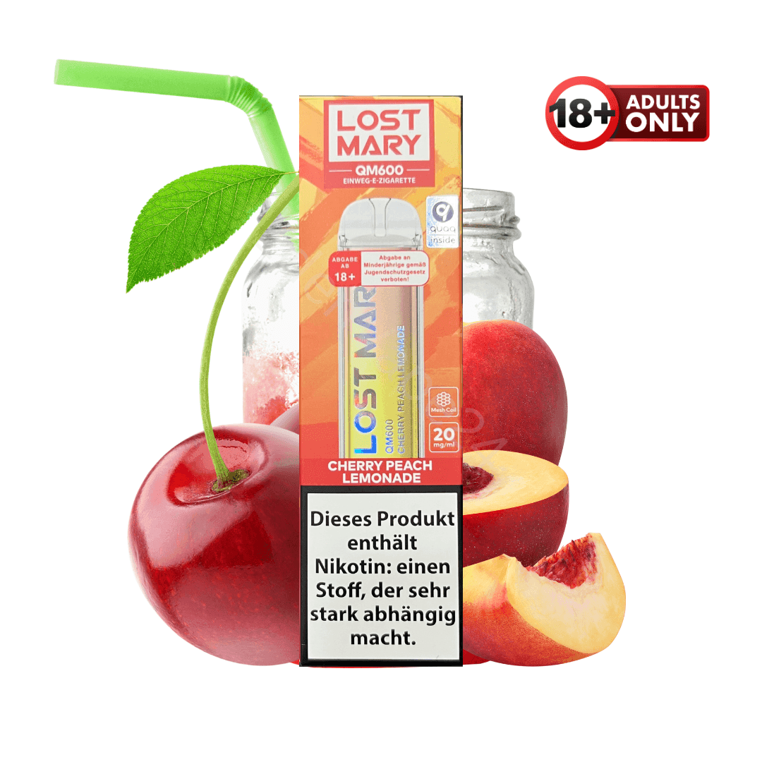 Lost Mary QM600 - Cherry Peach Lemon - EdenVape24
