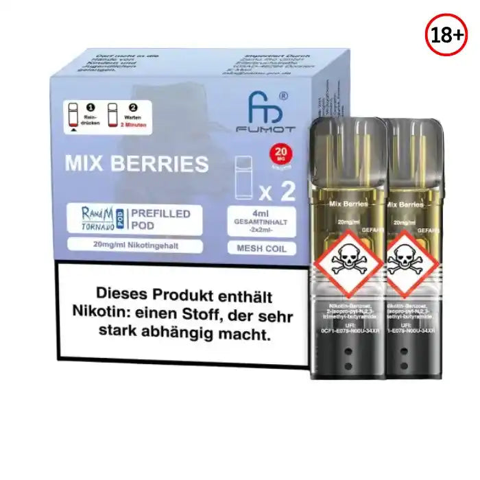 RandM Tornado by Fumot Mix Berries Pod Kaufen