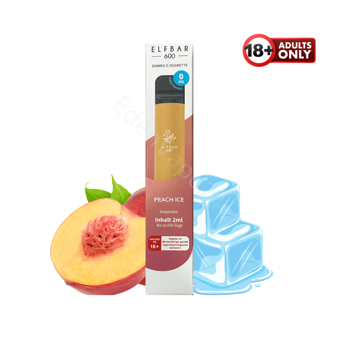 Elfbar 600 - Peach Ice - Nikotinfrei - EdenVape24