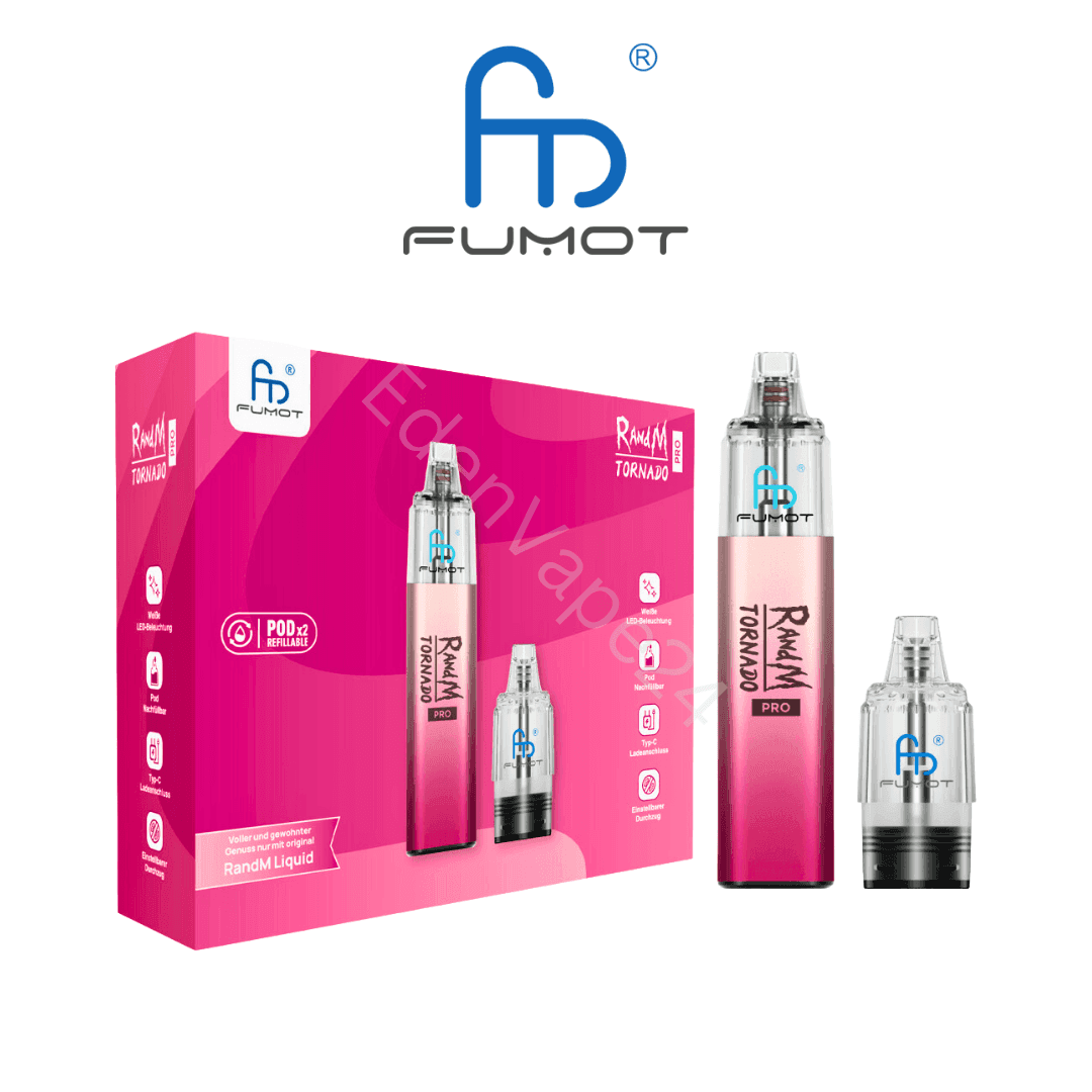 RandM Tornado - Open Pod - Pink - EdenVape24