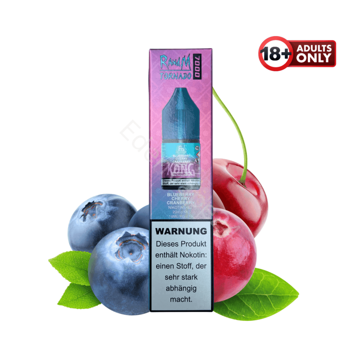 RandM Tornado 7000 Liquid - Blueberry Cherry Cranberry - EdenVape24
