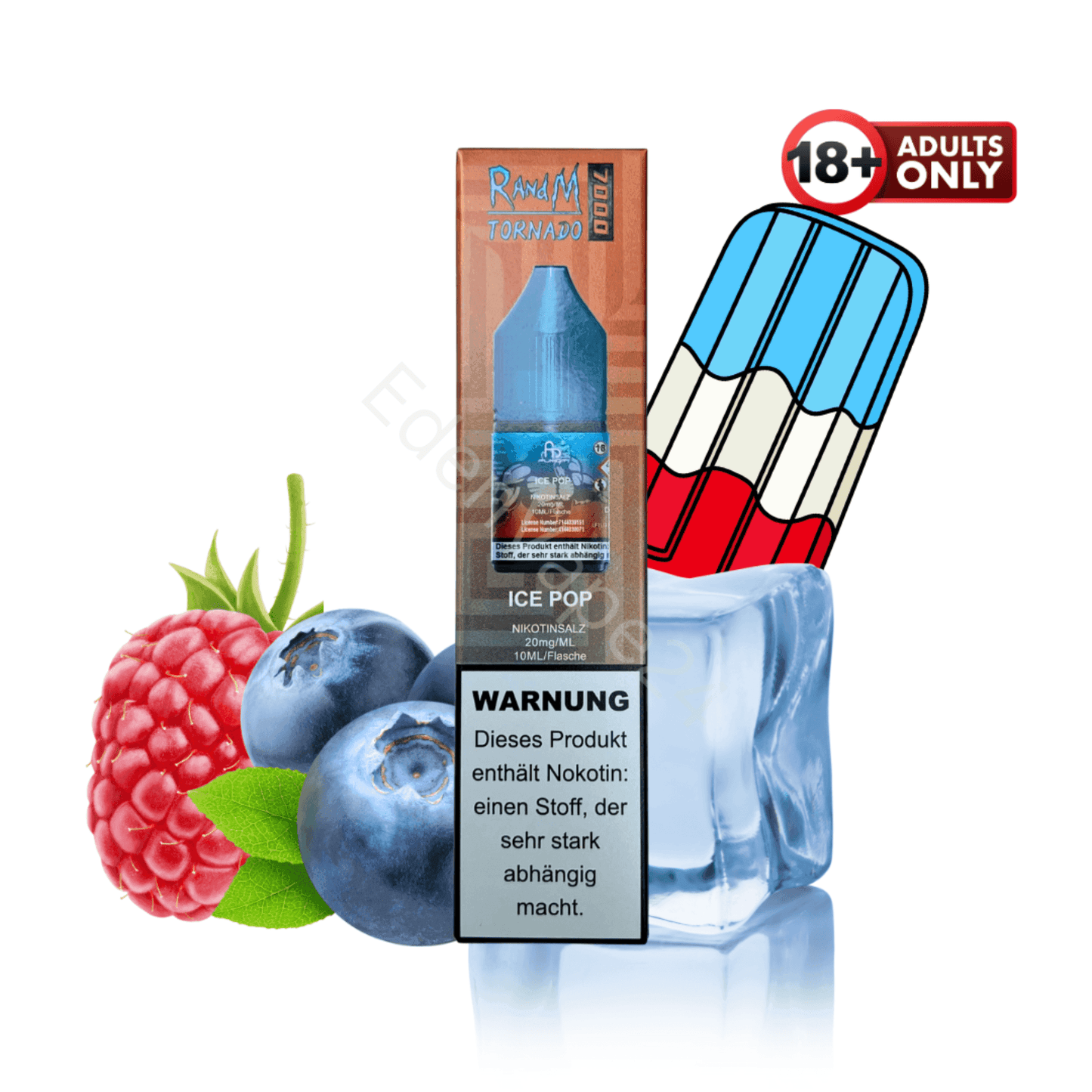 RandM Tornado 7000 Liquid - Ice Pop - EdenVape24