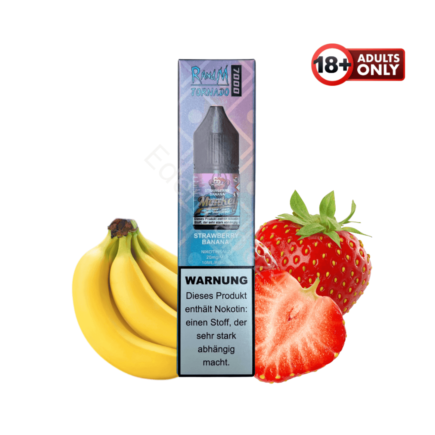 RandM Tornado 7000 Liquid - Strawberry Banana - EdenVape24