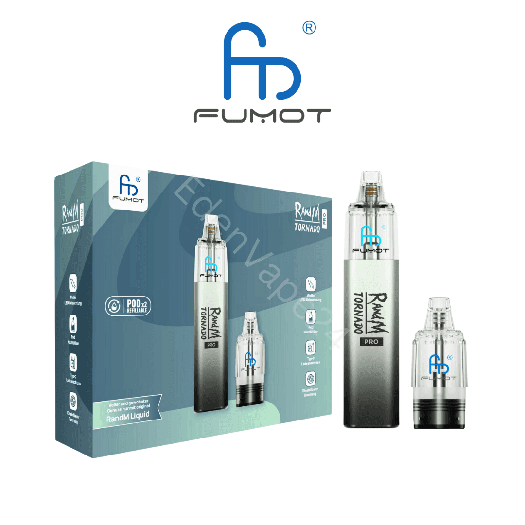 RandM Tornado - Open Pod - Silver - EdenVape24