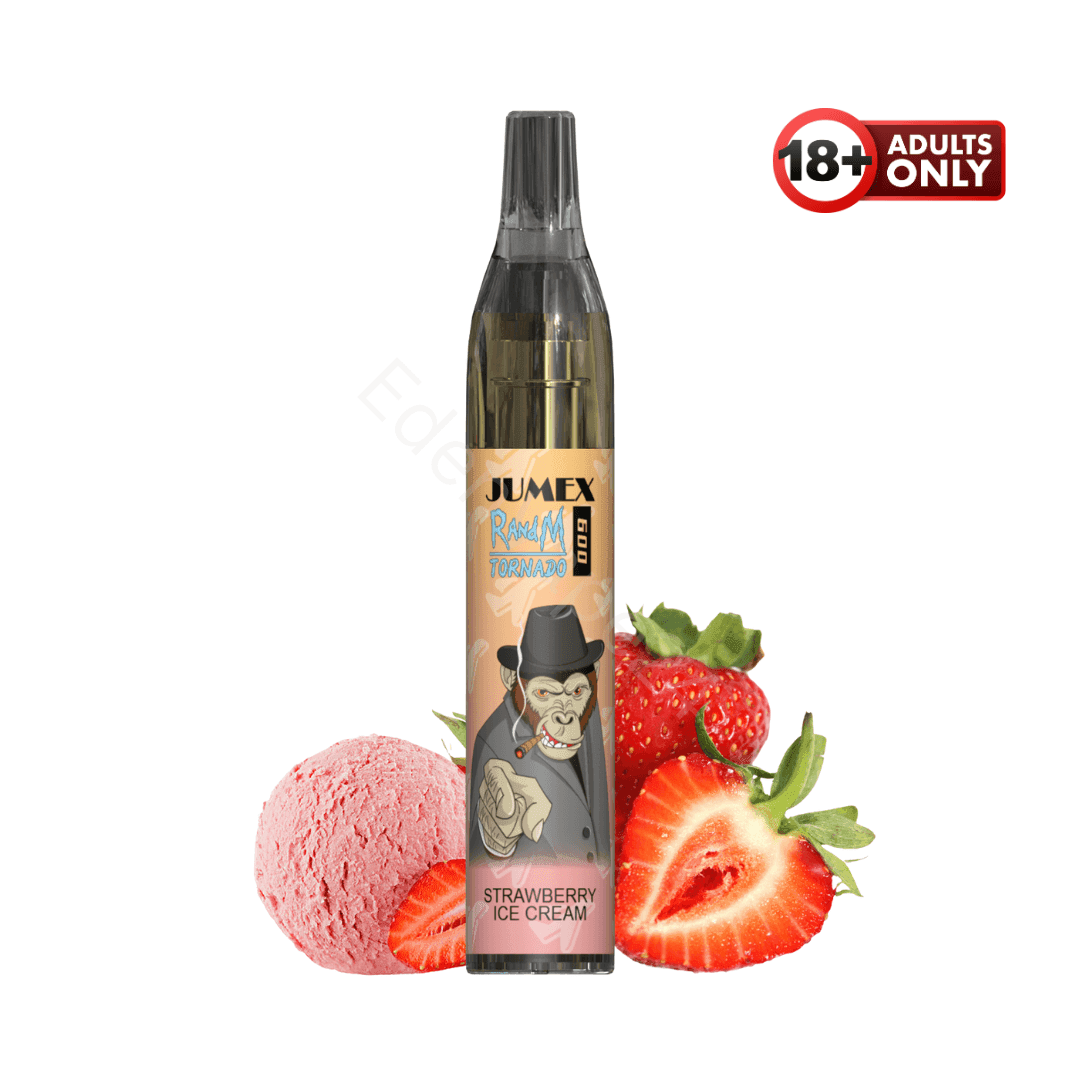 RandM Tornado 600 Fumot Vapes - Strawberry Ice Cream - EdenVape24