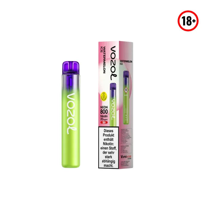 Vozol Neon 800 Watermelon Ice Einweg Vape