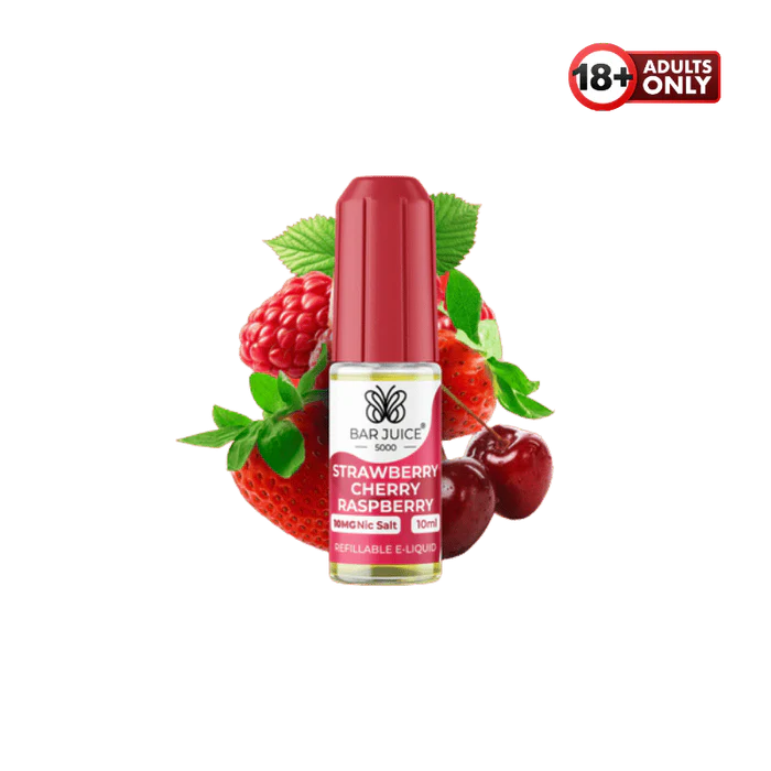 Bar Juice 5000 Liquid Strawberry Cherry Raspberry