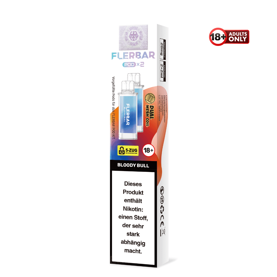 Flerbar Prefilled Pod Bloody Bull - EdenVape24