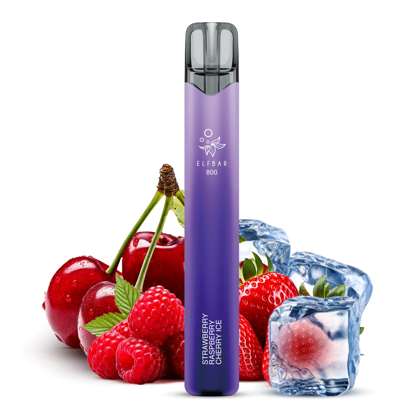 Elfbar 800 strawberry raspberry cherry ice