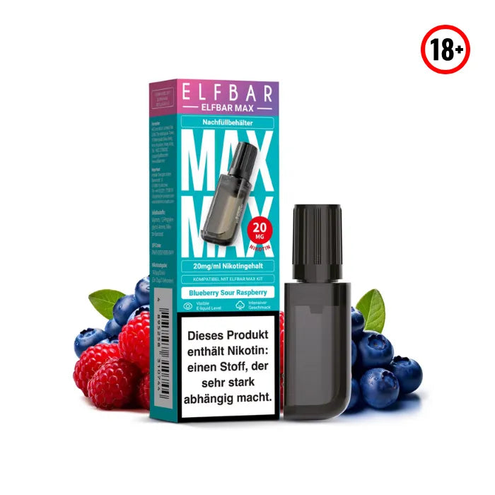 Elfbar MAX Vape Pod Blueberry Sour Raspberry 