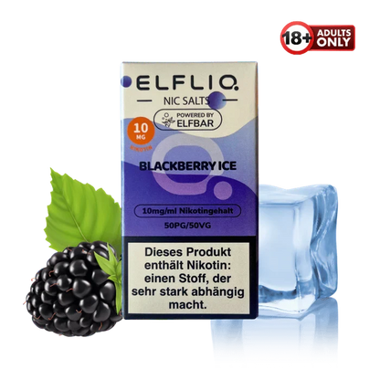Elfliq Nikotinsalz Liquid blackberry ice 10mg