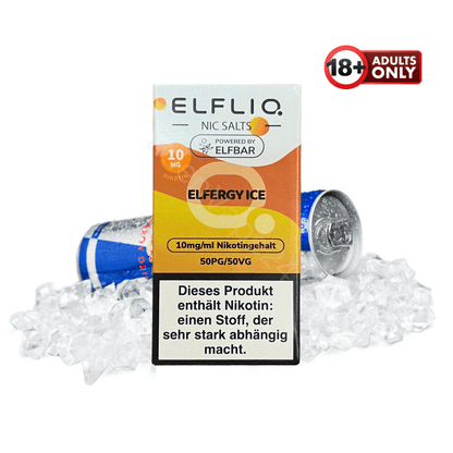 Elfbar Elfliq - Elfergy Ice - 10mg Liquid - EdenVape24