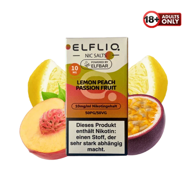 Elfliq by Elfbar - Lemon Peach Passion Fruit - Nikotinsalz Liquid