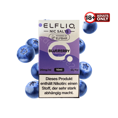 Elfbar Elfliq - Blueberry - 20mg Liquid - EdenVape24