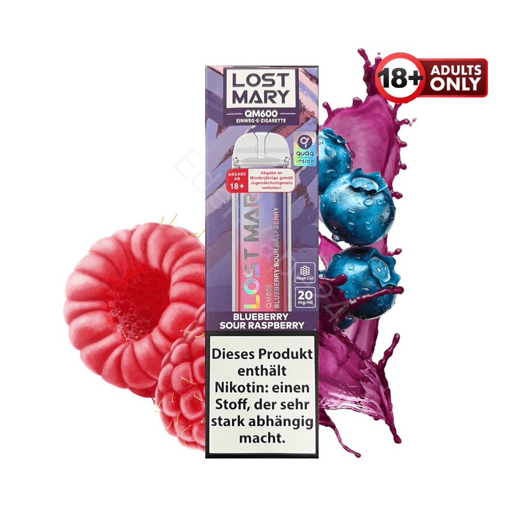 Lost Mary QM600 - Blueberry Sour Raspberry - EdenVape24