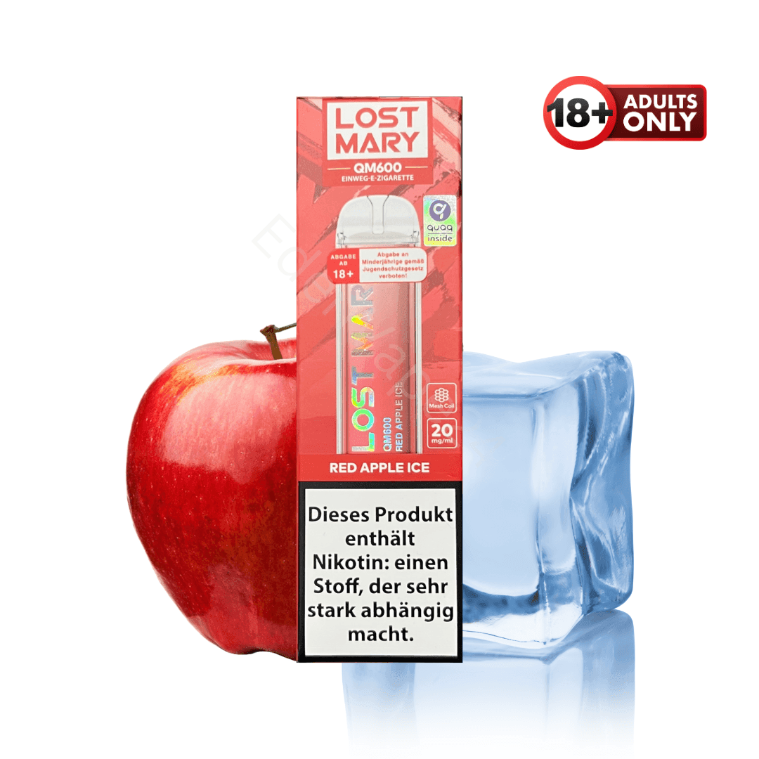 Lost Mary QM600 - Red Apple Ice - EdenVape24
