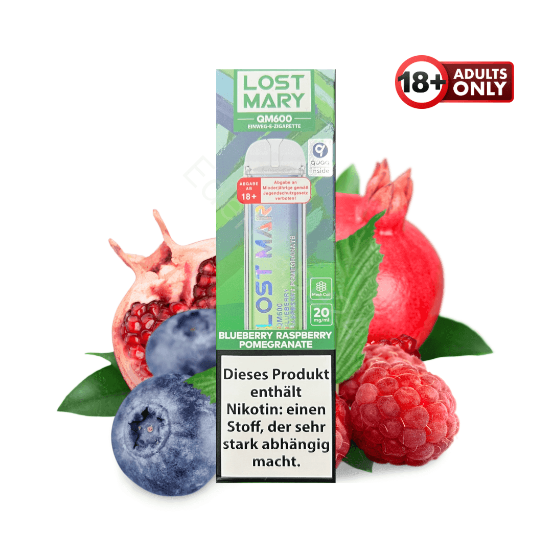 Lost Mary QM600 - Blueberry Raspberry Pomegranate - EdenVape24