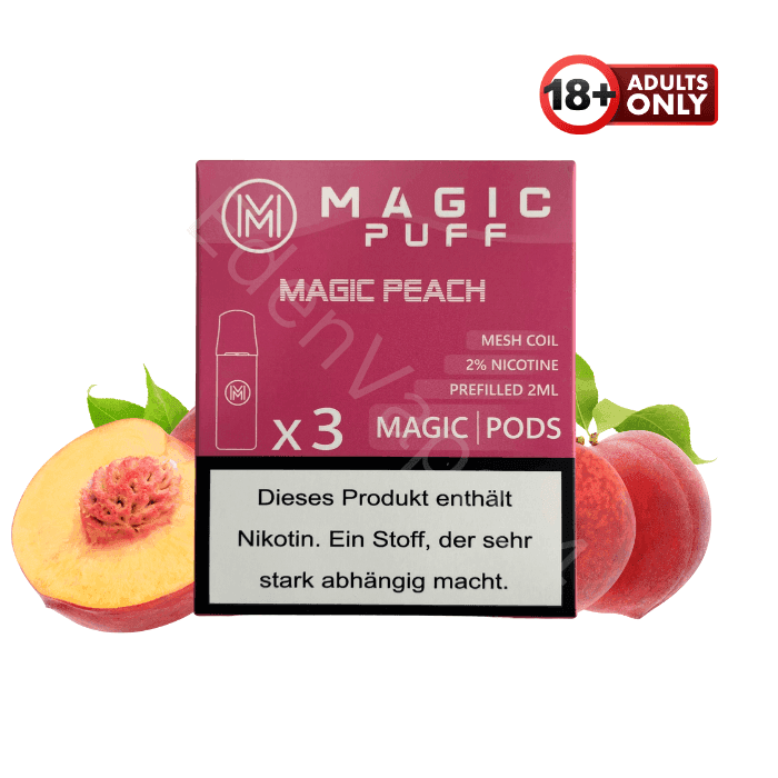 Magic Puff Pods - Magic Peach - EdenVape24