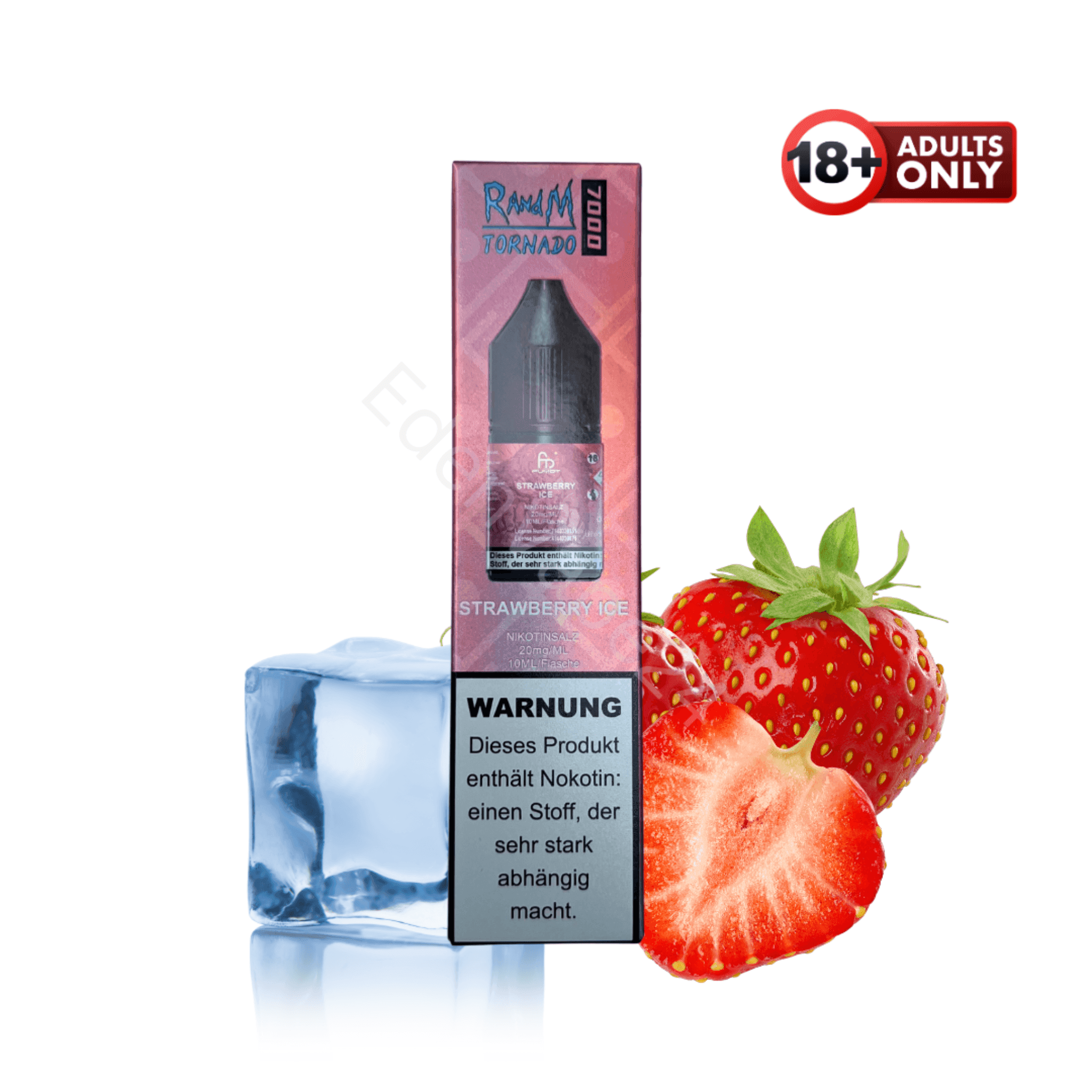 RandM Tornado 7000 Liquid - Strawberry Ice - EdenVape24