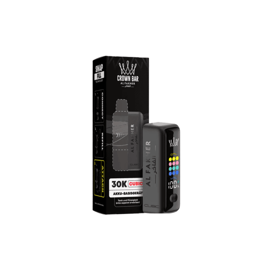 Al Fakher Cubic 30K Basisgerät – Schwarz - EdenVape24