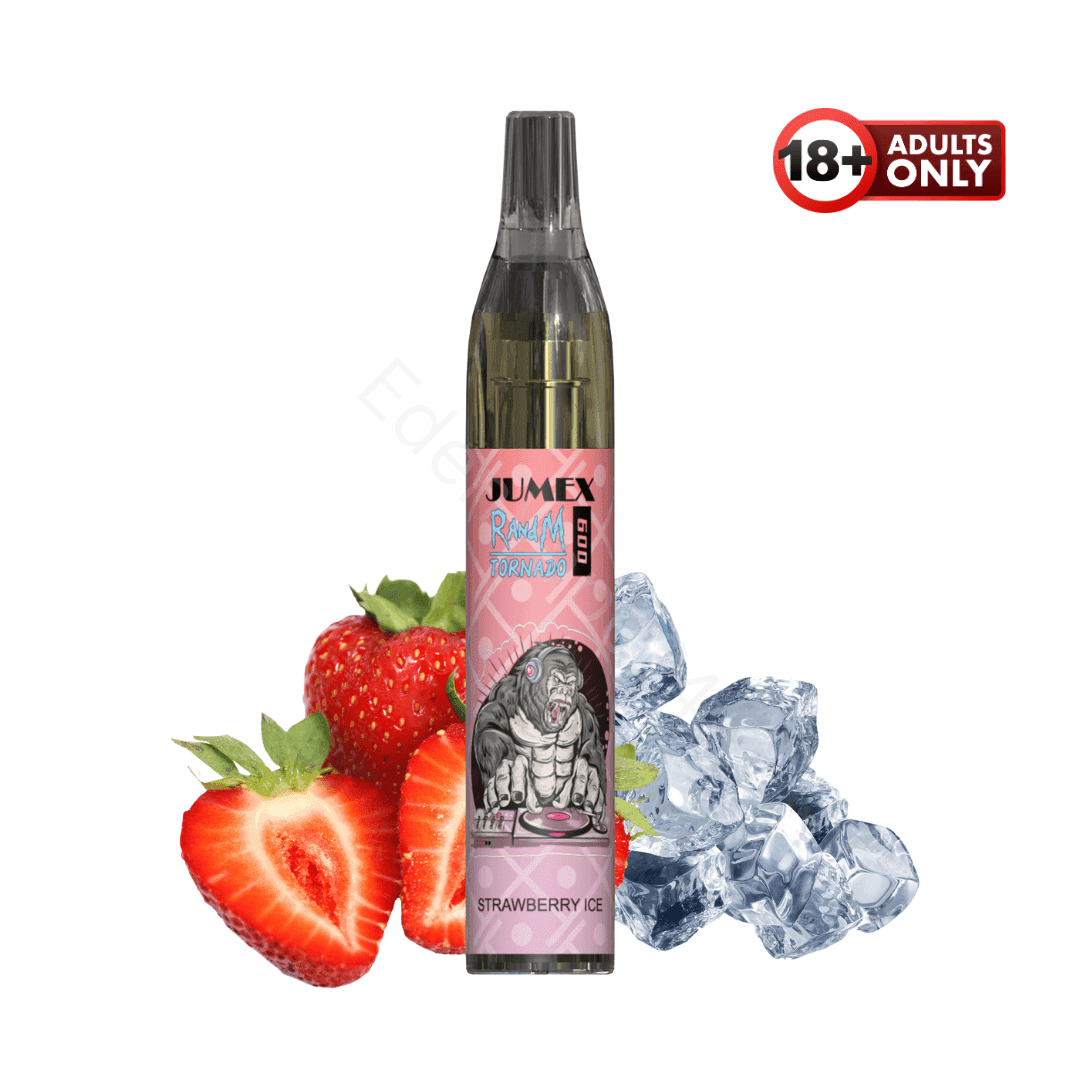 RandM Tornado 600 Fumot Vapes - Strawberry Ice - EdenVape24