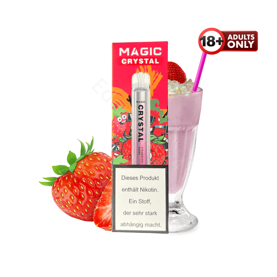 Magic Puff Crystal Strawberry Milkshake - EdenVape24