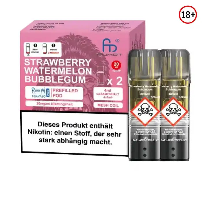 RandM Tornado by Fumot Strawberry Watermelon Bubblegum Pod Kaufen